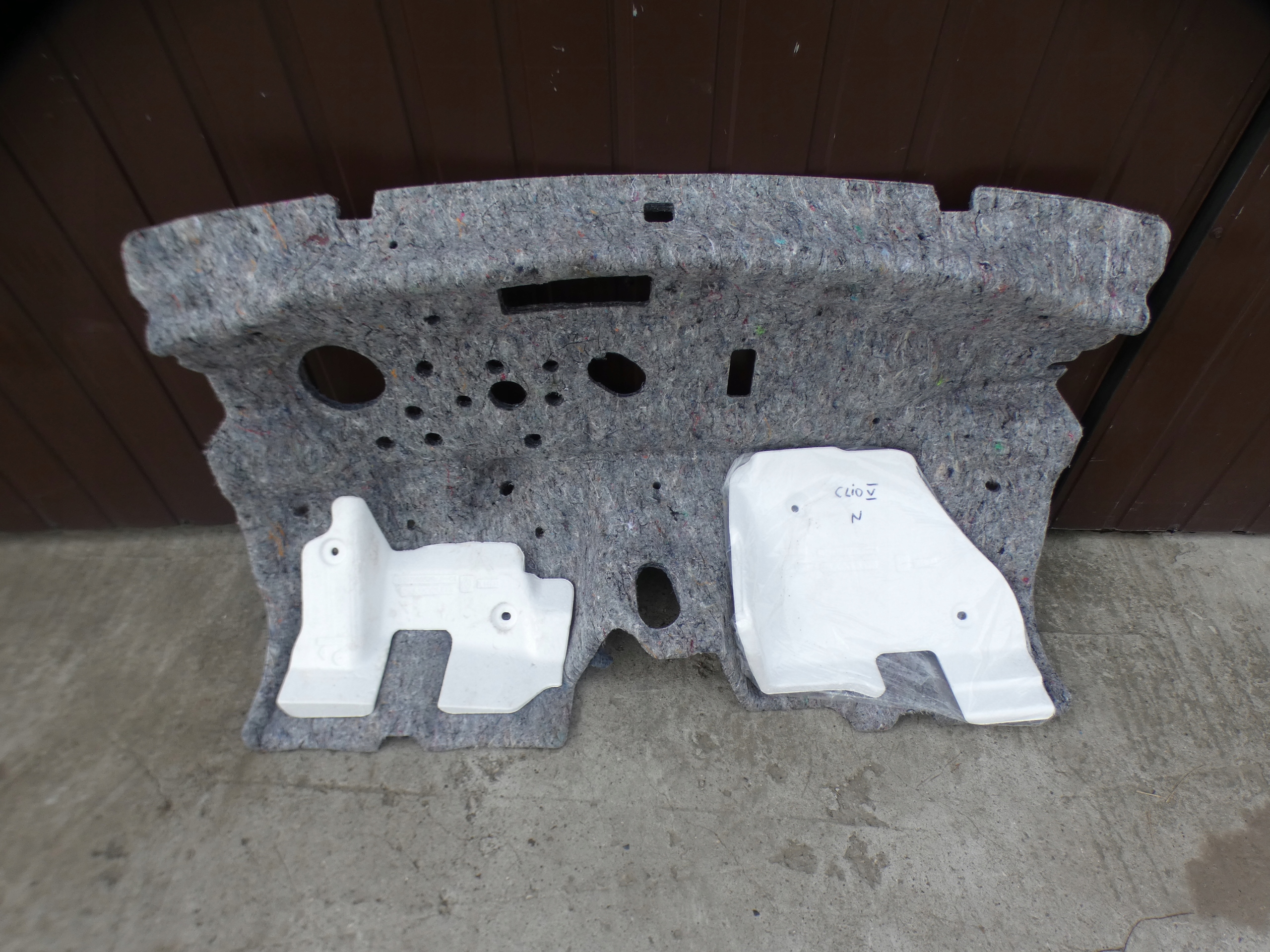 RENAULT CLIO V 5 mats soundproofing partition wall EUROPA