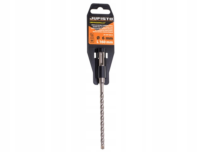 

Wiertło Do Betonu Muru SDS-plus 6 x160mm Qatro Pro
