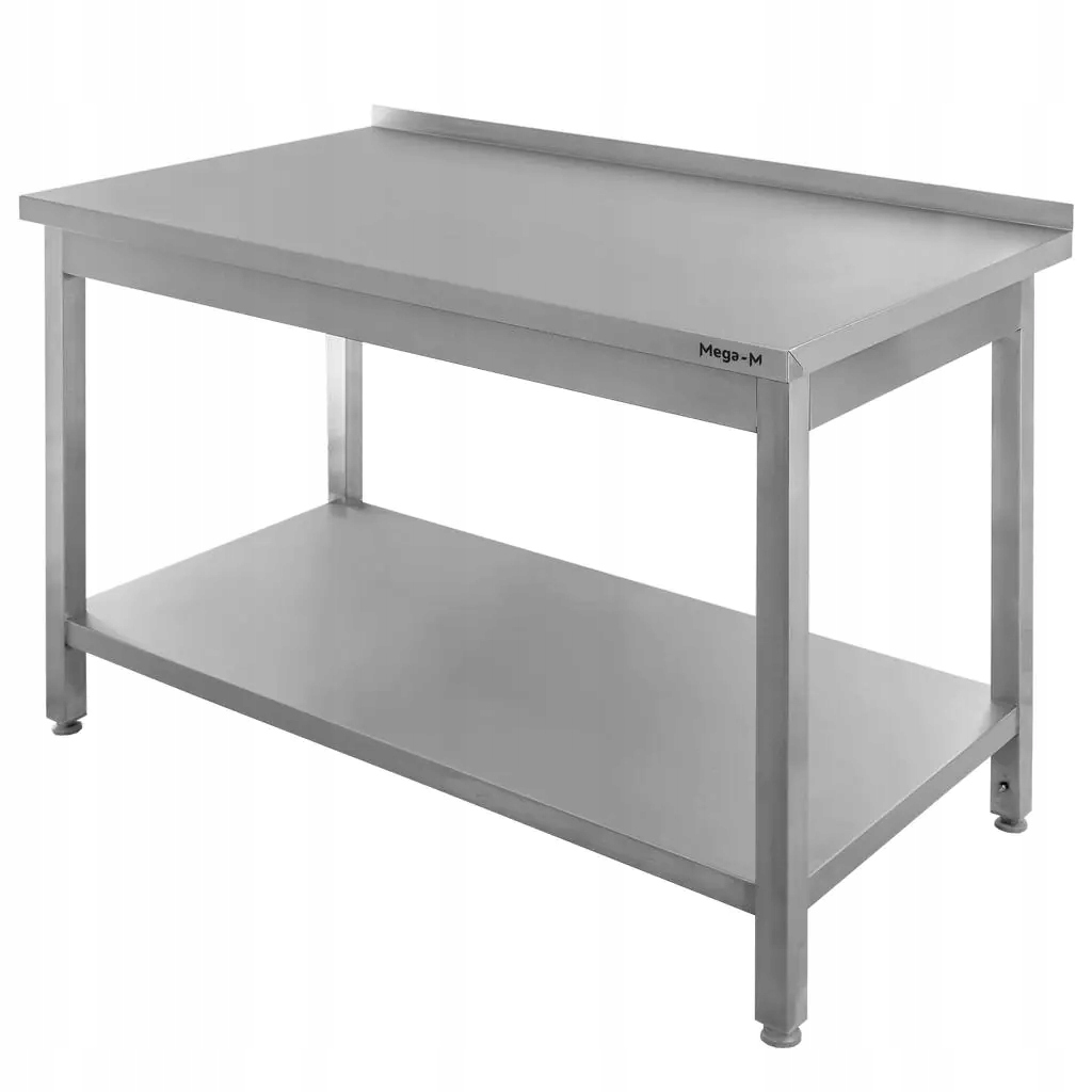 Stół GASTRONOMICZNY z półką roboczy 120x70 stal nierdzewna spawany Mega-M EAN (GTIN) 5905711604705