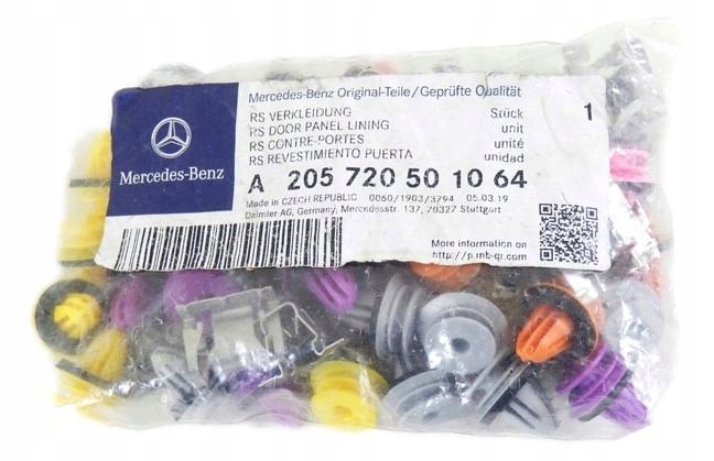 Mercedes W205 Glc Eqc Sada spon pro obložení dveří Oe