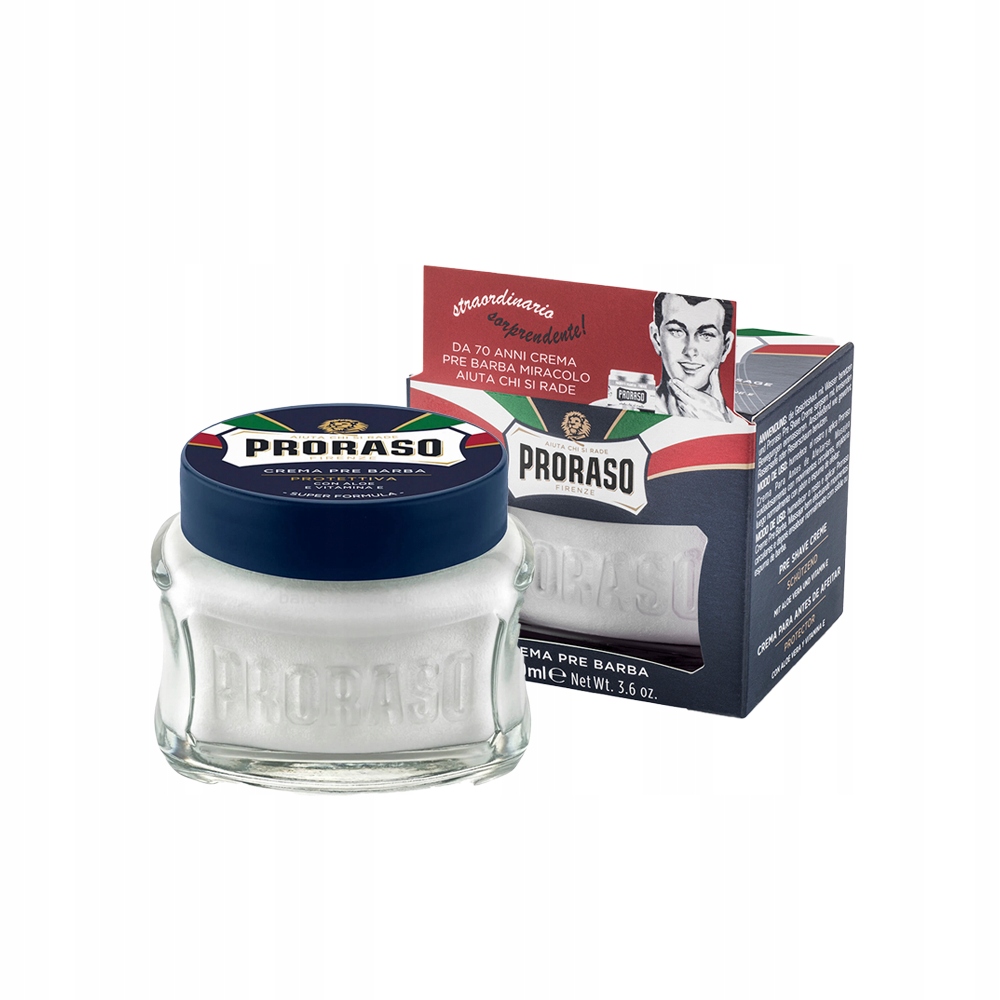 Krém před holením Proraso modrá řada s Aloe vera a vitamínem E 100 ml