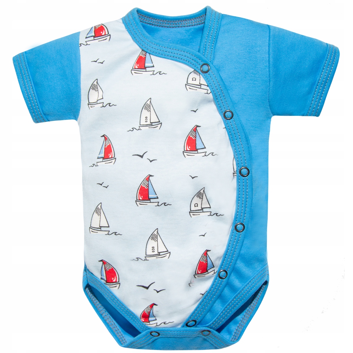 

Body Rozpinane Krótki Rękaw żaglówki niemowlak 98