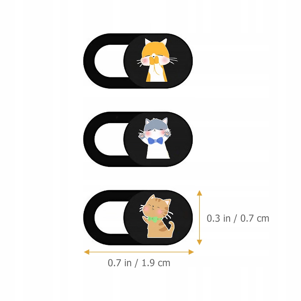 POKRYWA KAMERY SLAJDOWANA NOTATNIK PŁASKI LAPTOP KOMPUTER Marka bez marki