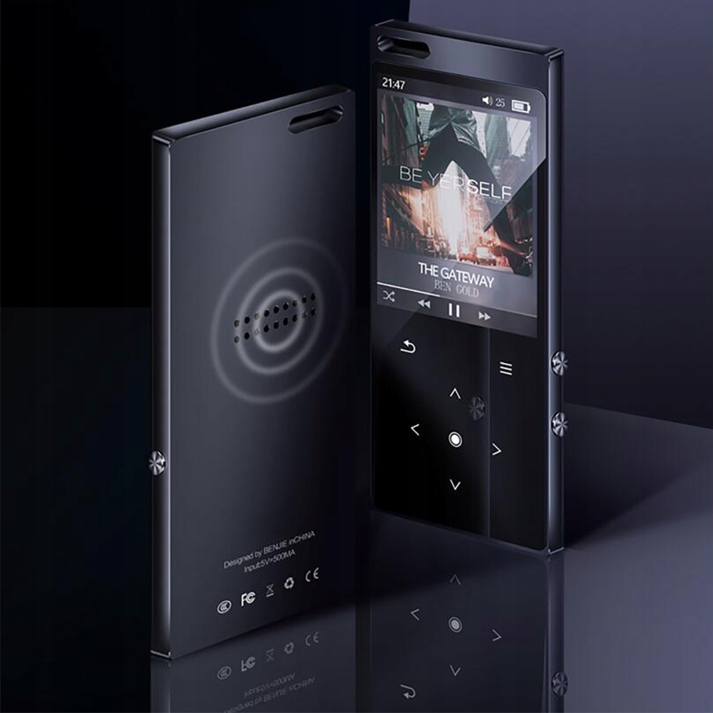 ODTWARZACZ MP4 MP3 BLUETOOTH DOTYKOWY RADIO DYKTAFON + SŁUCHAWKI TF 64GB Marka inna