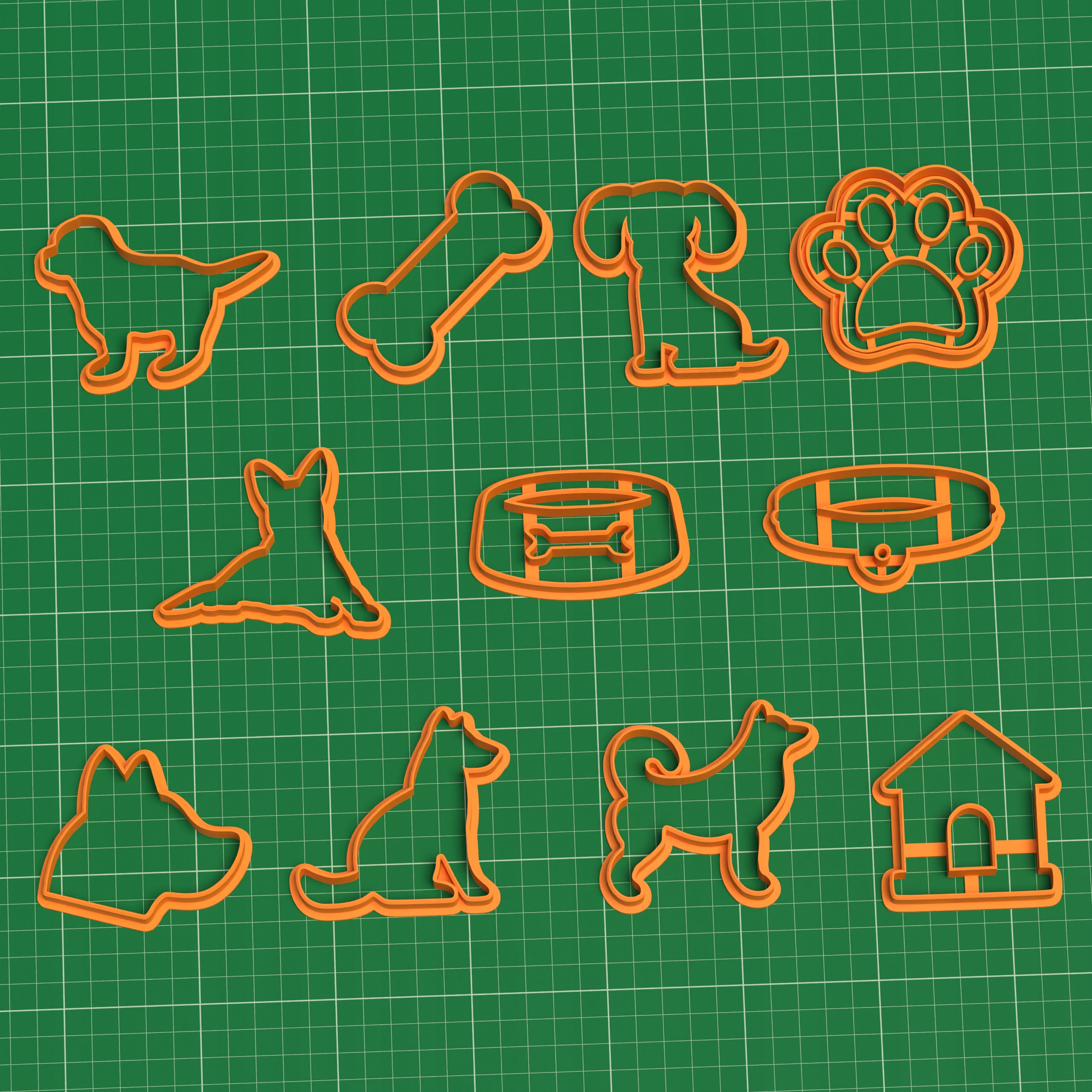 Foremka do ciastek Pies Psy Zestaw 11 szt Kod producenta Pies Psy Zestaw 11 szt Wykrawacz