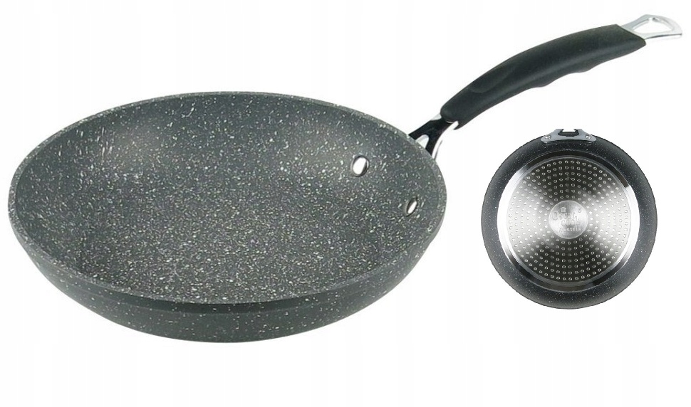 

Patelnia 24 CM Kamienna Granitowa Indukcja Gaz