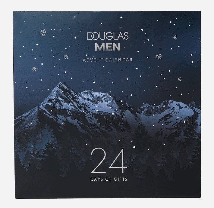 Адвент-календарь Douglas Men 24 Days of Gifts, 24 средства и аксессуара по уходу для мужчин — фото 2