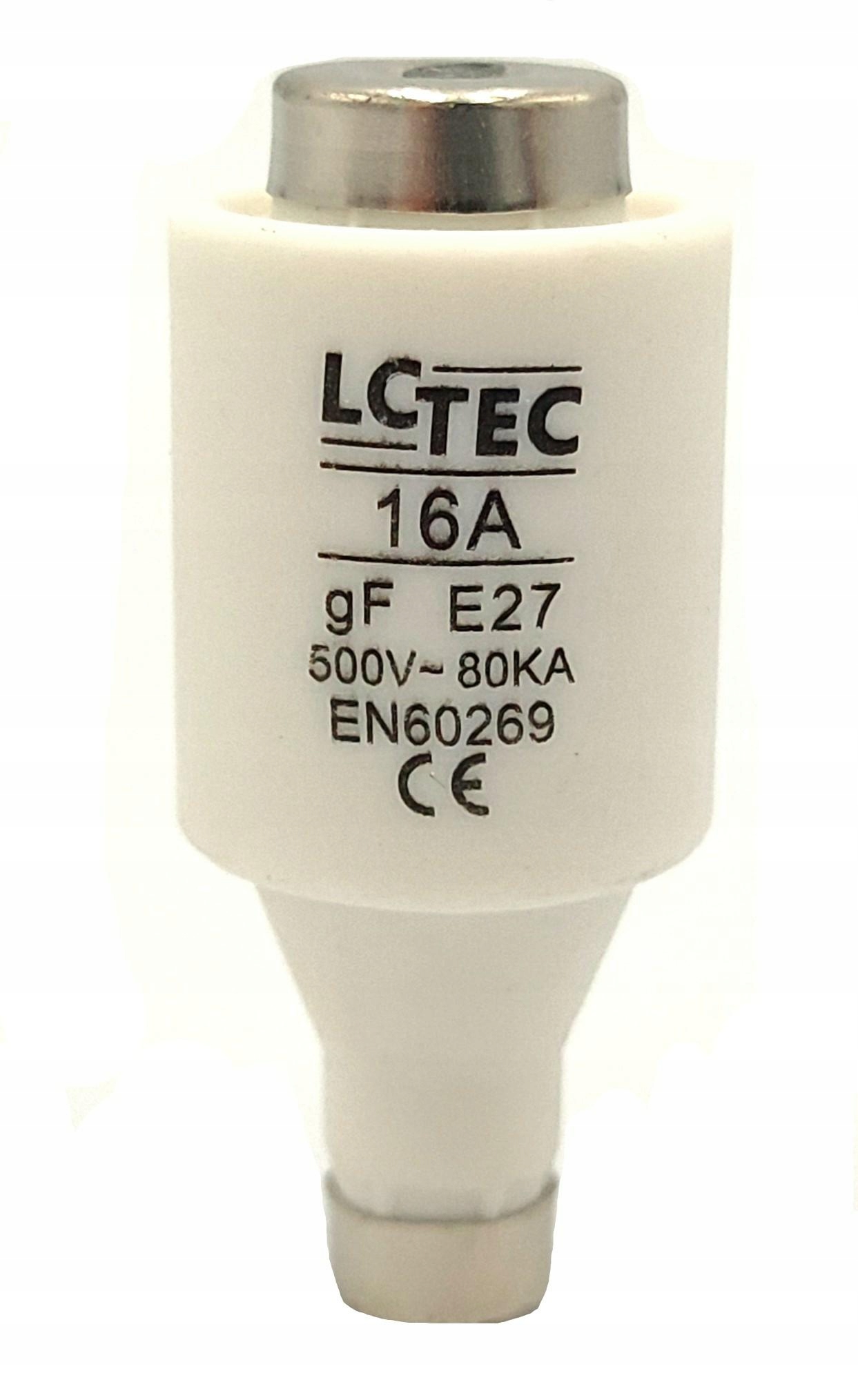 

Bezpiecznik topikowy 16A DII gF E27 wkładka 500V