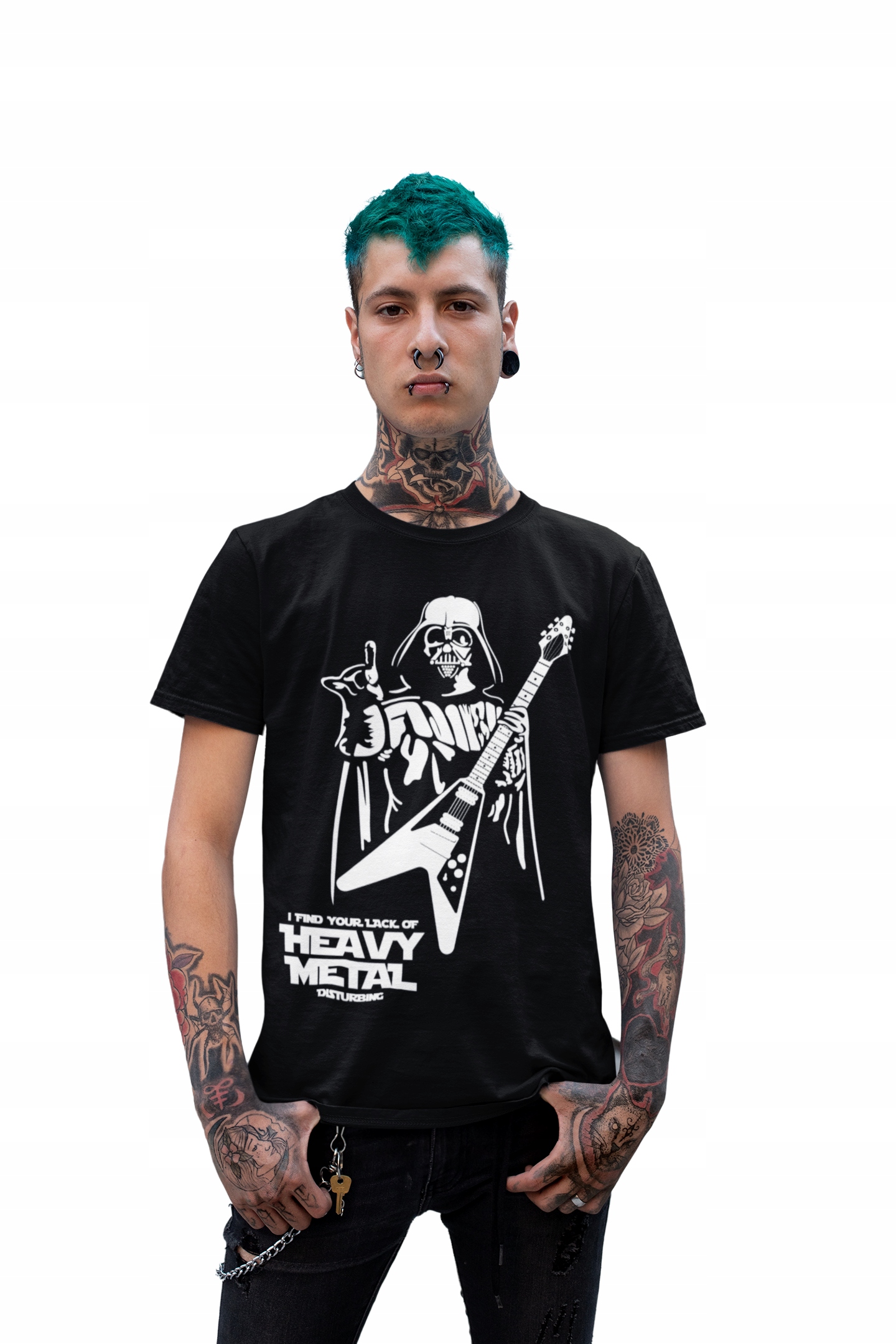 

Męska Koszulka Muzyczna Punk Rock Heavy Metal