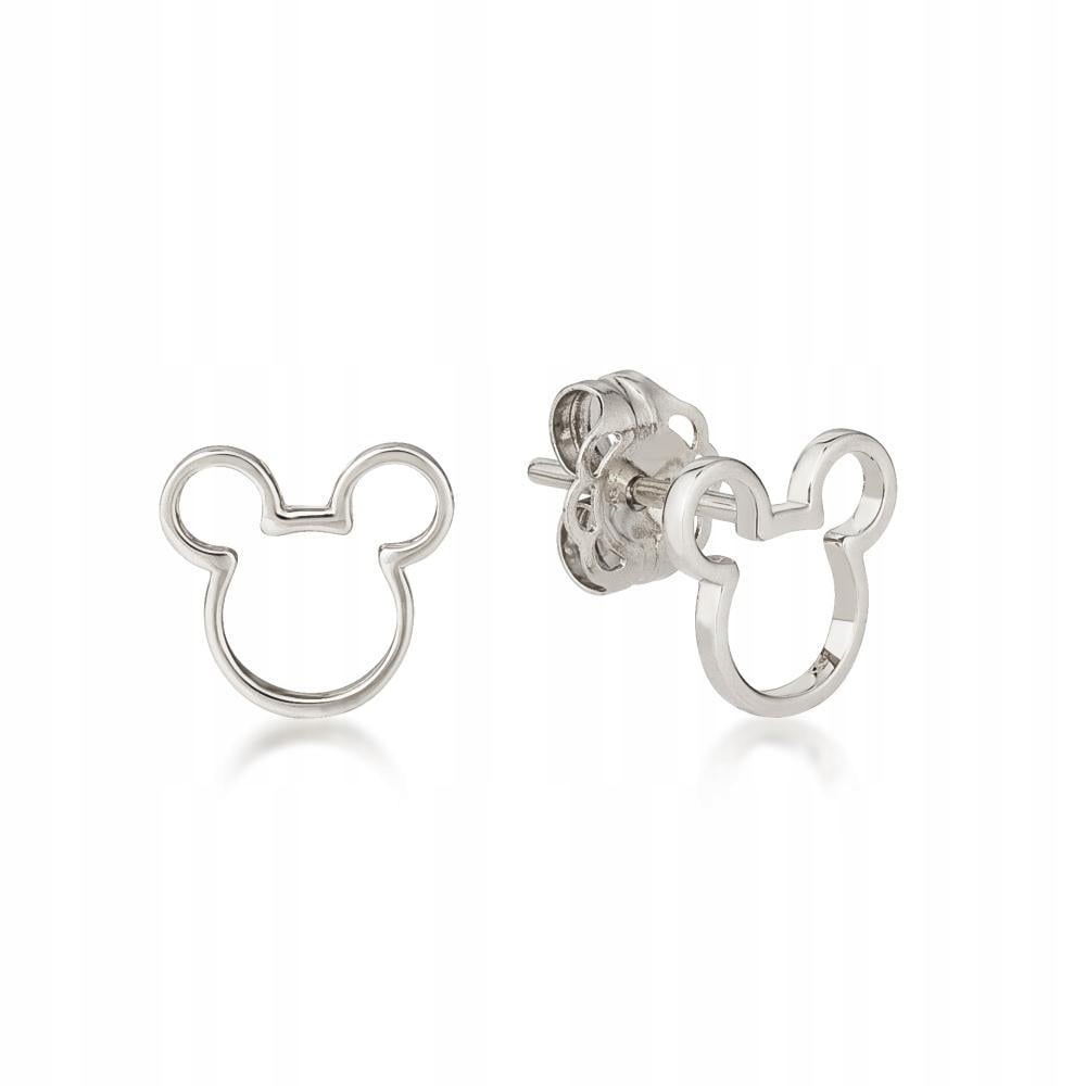 Disney Metal Precious Náušnice Mickey Outline 'Sterling Silver'