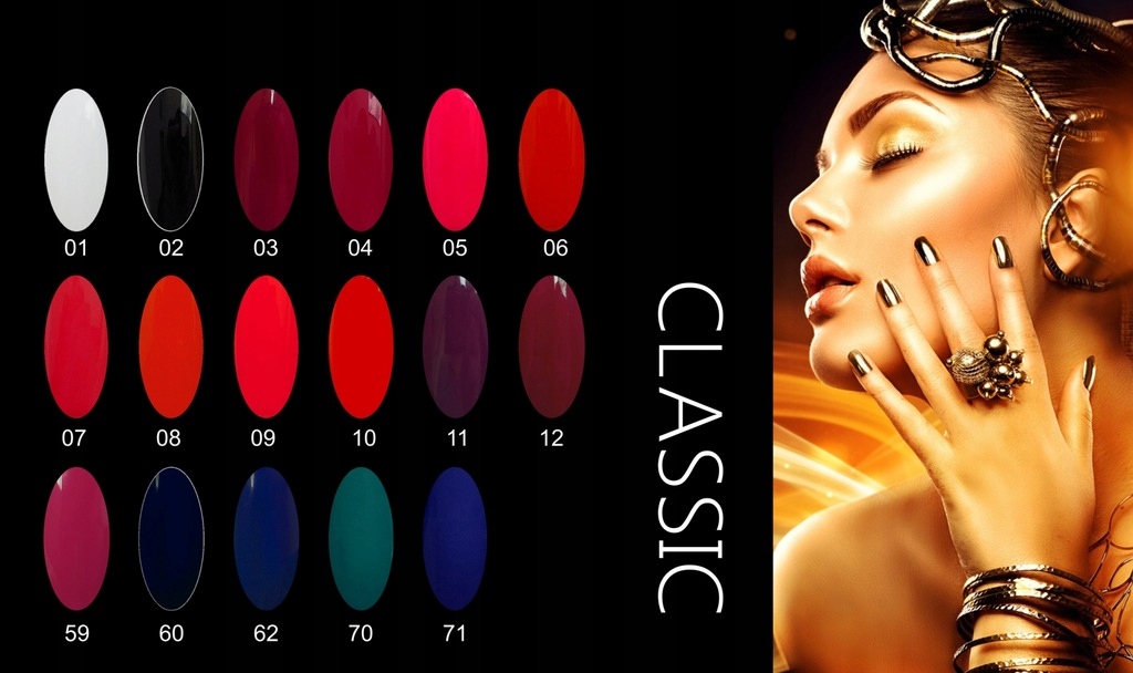 ŻELE KOLOROWE 5g / DUŻY WYBÓR KOLORÓW / MERACLE Marka MERACLE Cosmetics