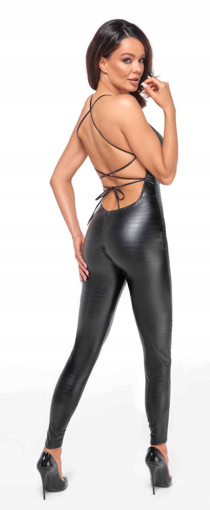 CZARNY KOMBINEZON NOIR HANDMADE WILD CROCODILE ROZMIAR 3XL Marka inna