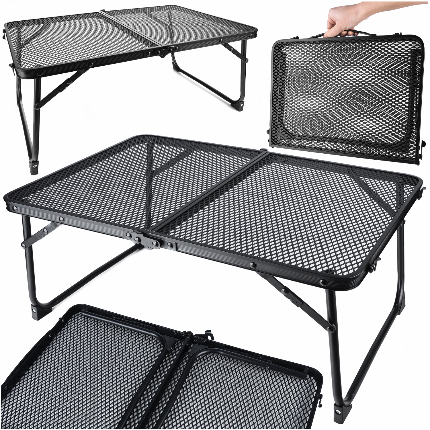 Stół Składany Walizka Stolik Turystyczny Biwakowy Piknikowy Ogrodowy Lekki