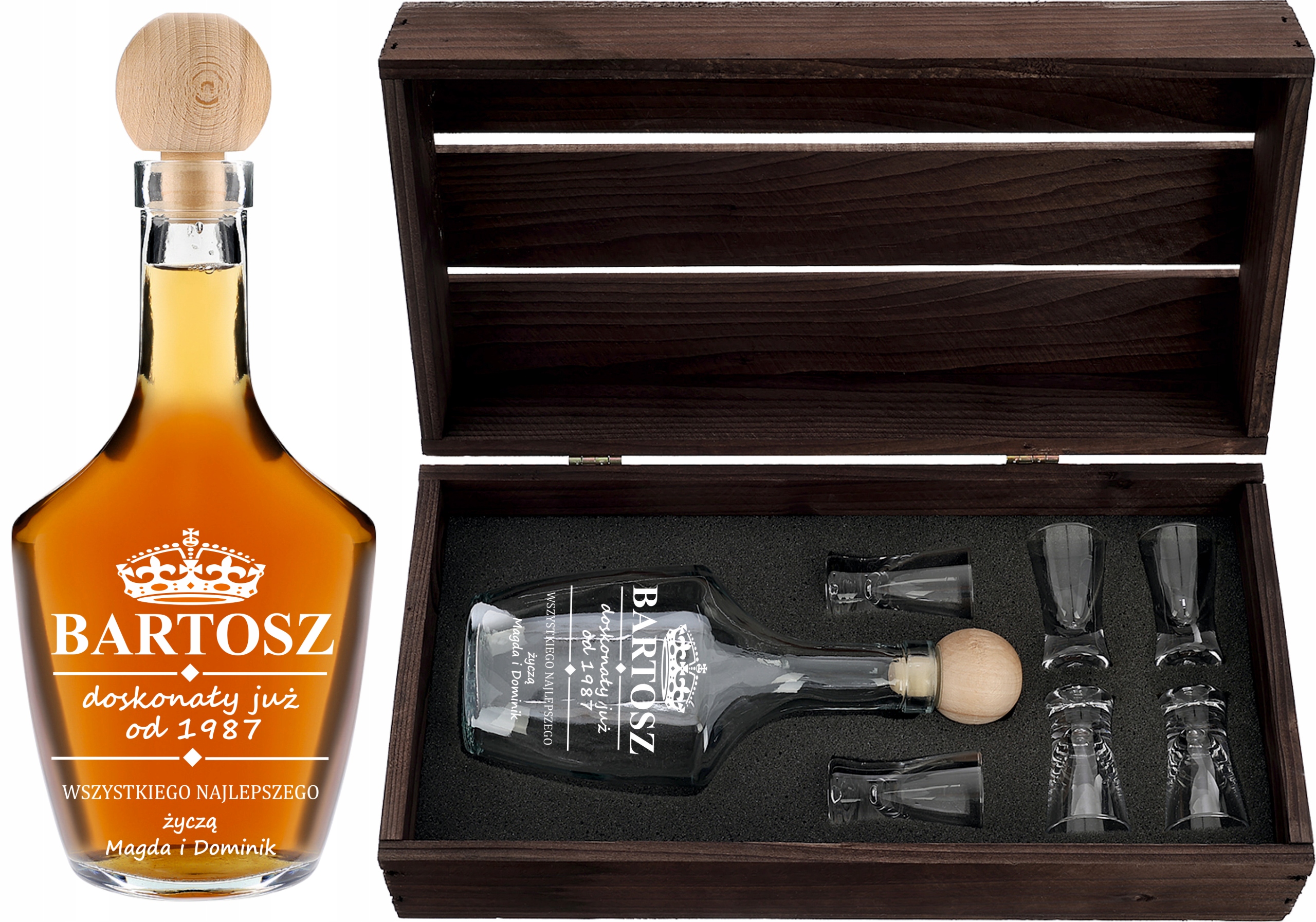 Karafka 6 kiel. dárek k 18 30 40 50 60. narozeninám