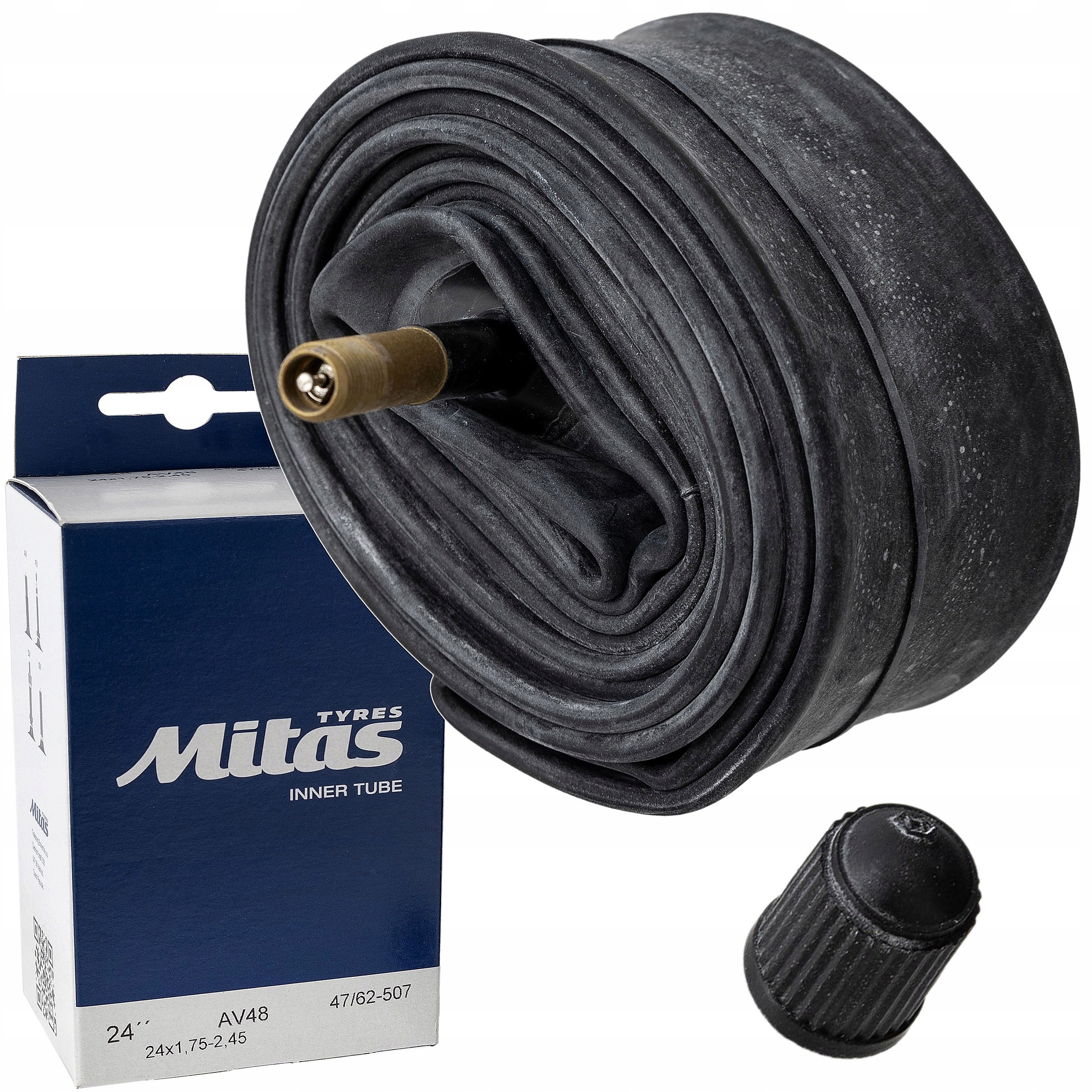 

Dętka 24 X 1,75/2,45 Rubena Mitas AV-48MM