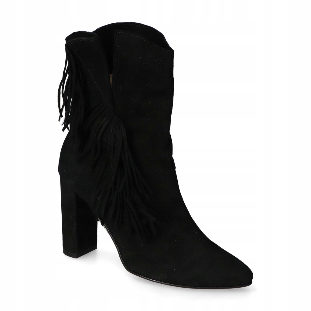 Kotníkové Boty Damiss 536/A Černý semiš 38