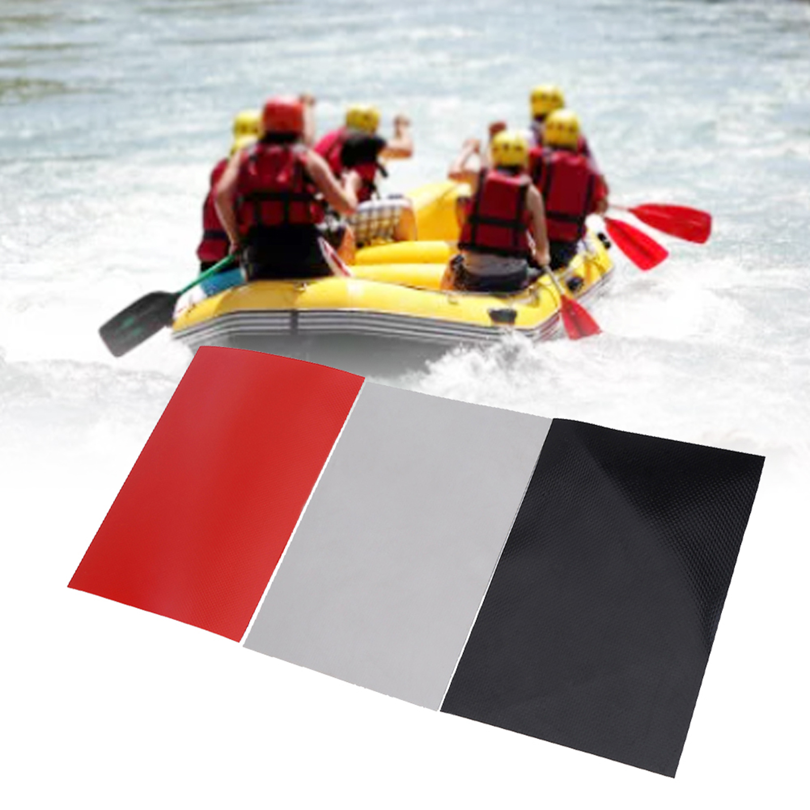 3x Materiał łatka łata PVC 150x100cm do ponton Model TJB01205