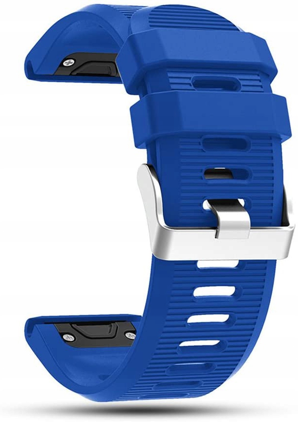 NIEBIESKI Silikonowy Pasek Garmin FENIX 7X Solar