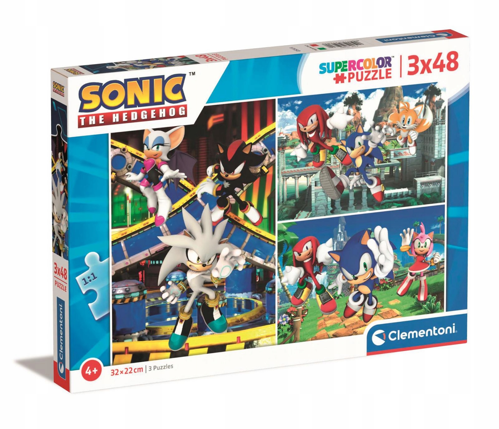 

Clementoni 3 X 48 El. Kolor Sonic 25280 Puzz