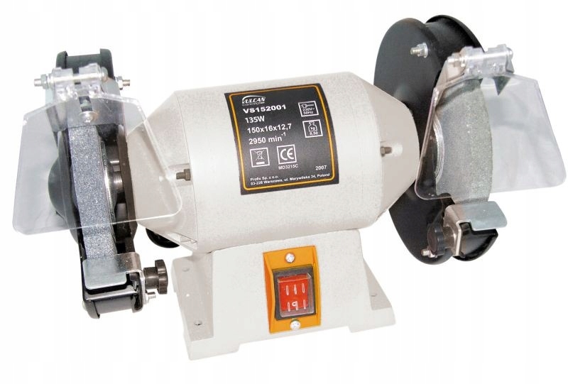 Stolní dvoukotoučová bruska 200W Vulcan concept VS152001