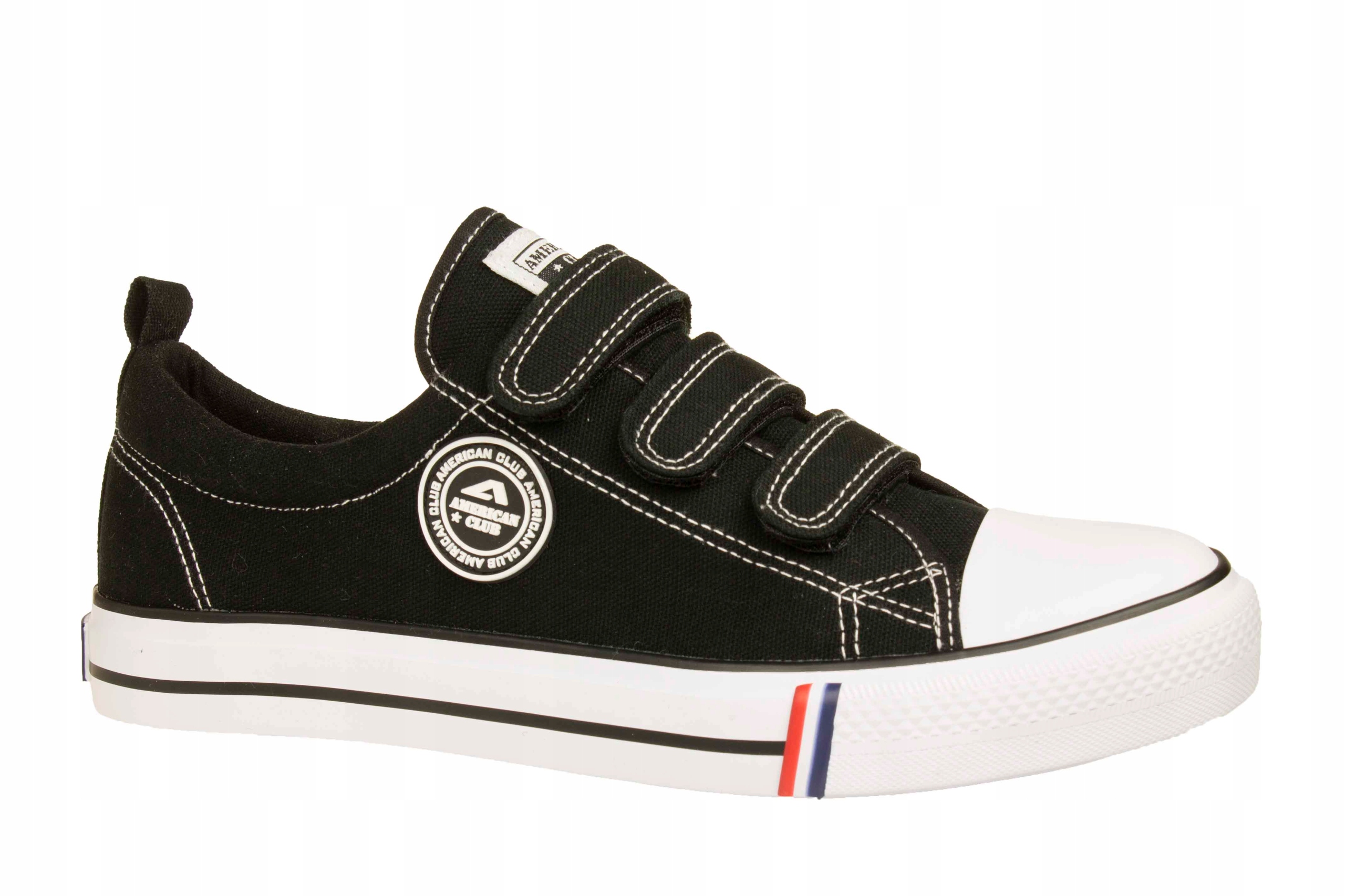 

American Trampki Tenisówki Rzepy LH58/22 Czarny 42