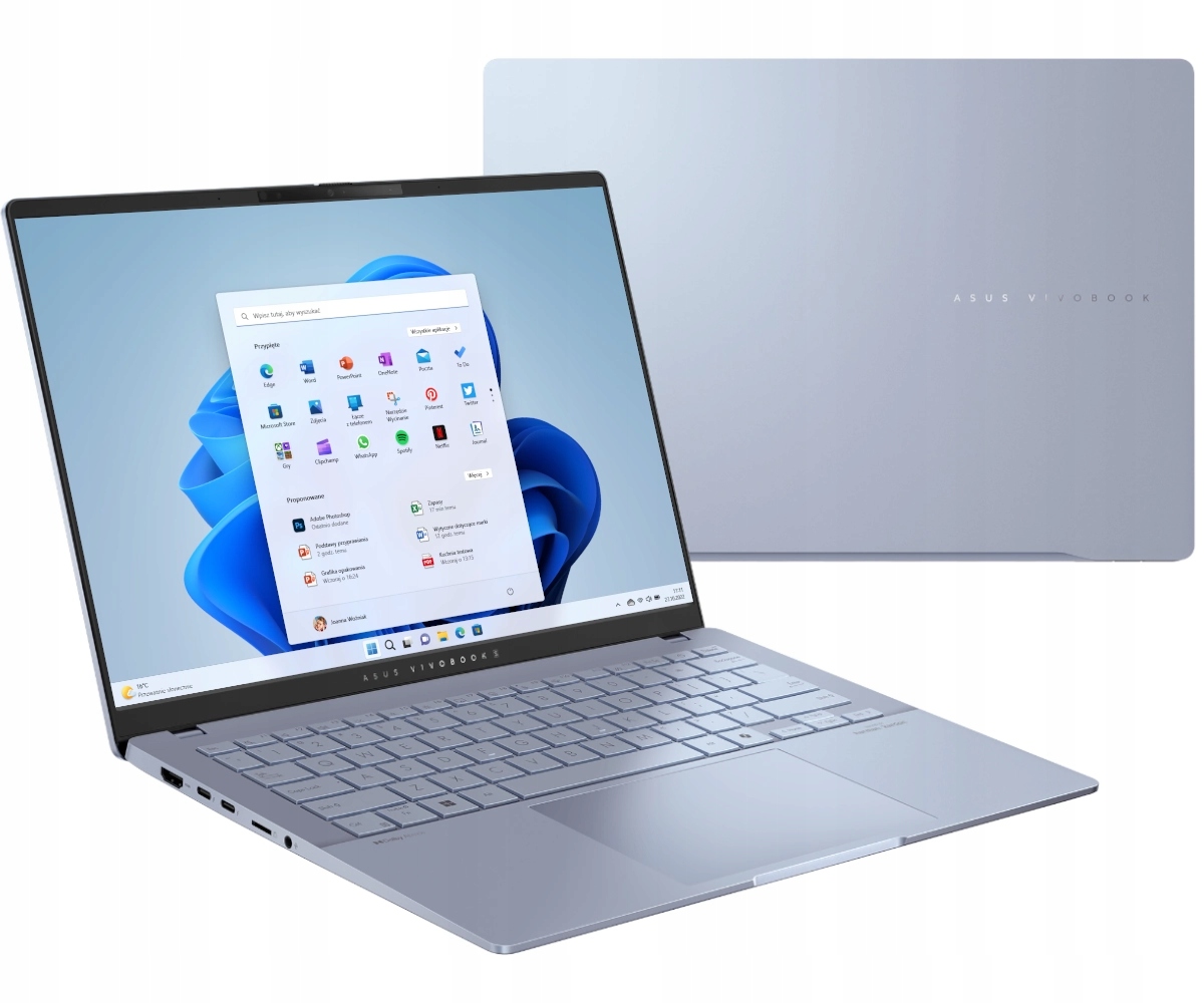 Asus Vivobook S 14 Oled S5406SA-PP013W Ultra 7 258V 14" 3K 32GB 1000SSD W11