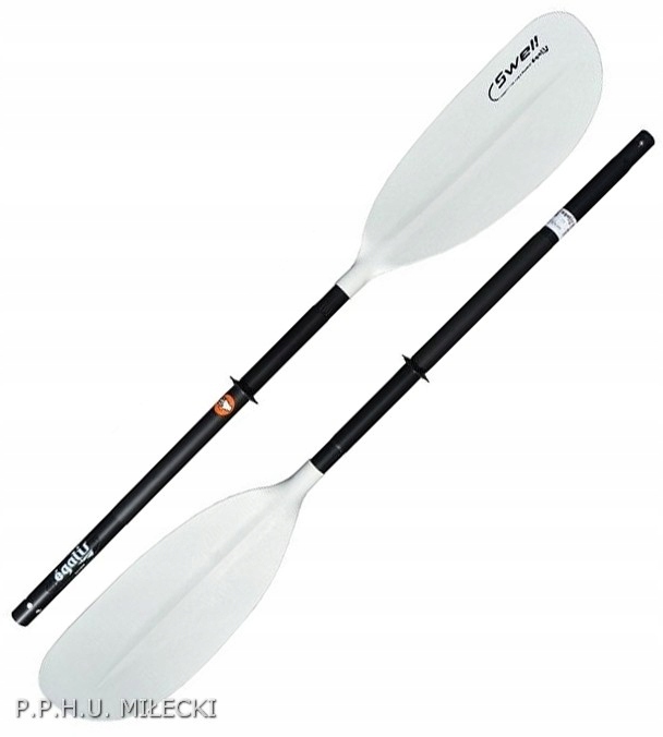 Wiosło Egalis Swell 230 Alu do kajaka składane regulowany kąt pióra