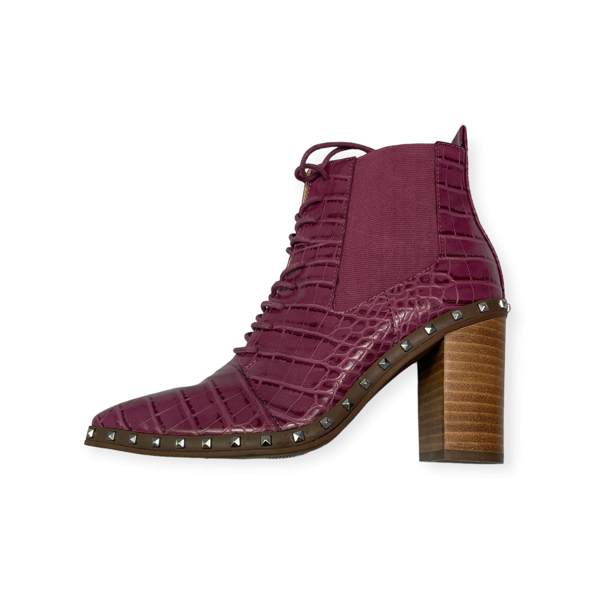 Dámské kotníkové boty se zipem a sloupkem Charles David 36