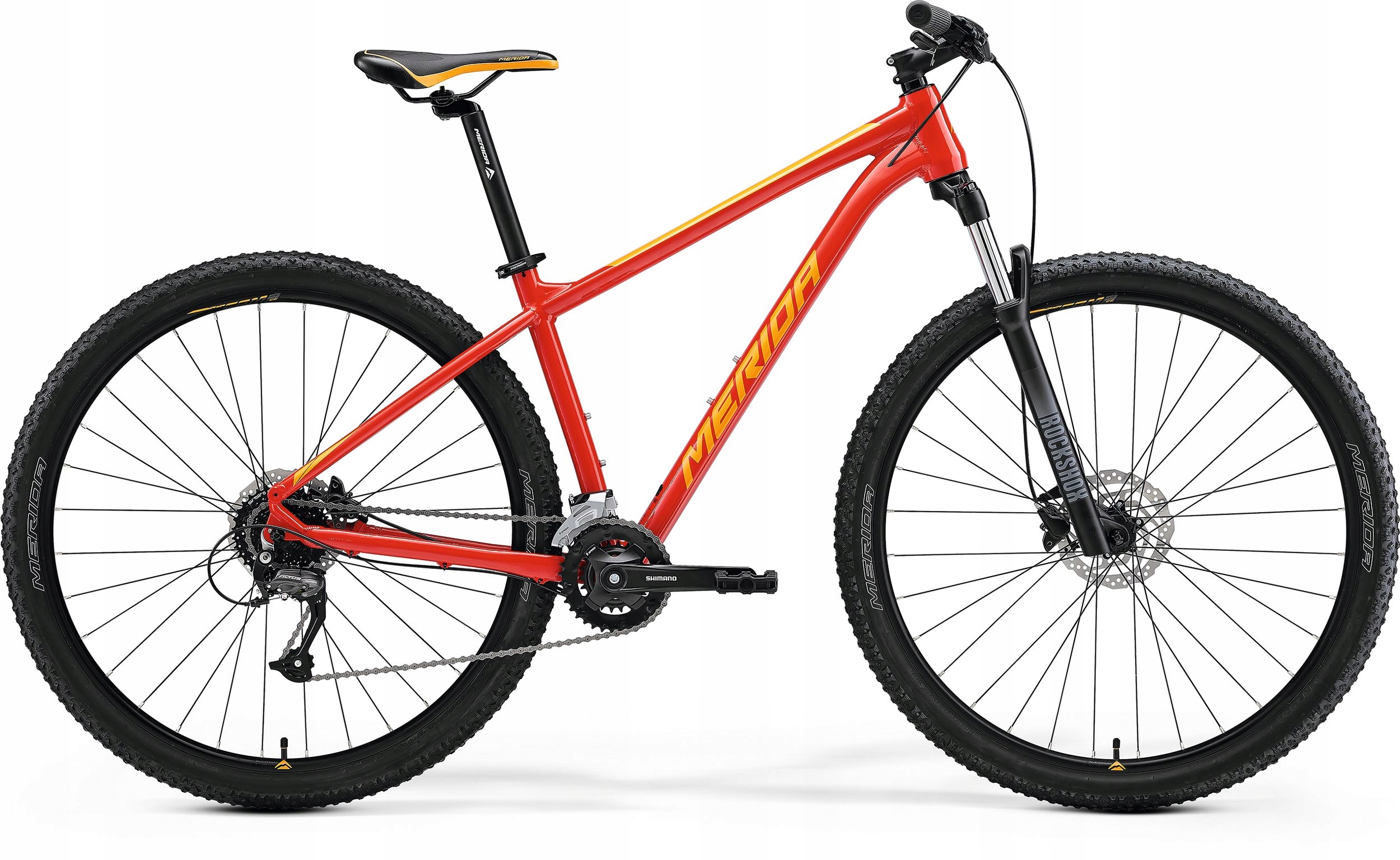 Rower Merida Big Nine 60 M(17) Race Red (orange) Rock Shox