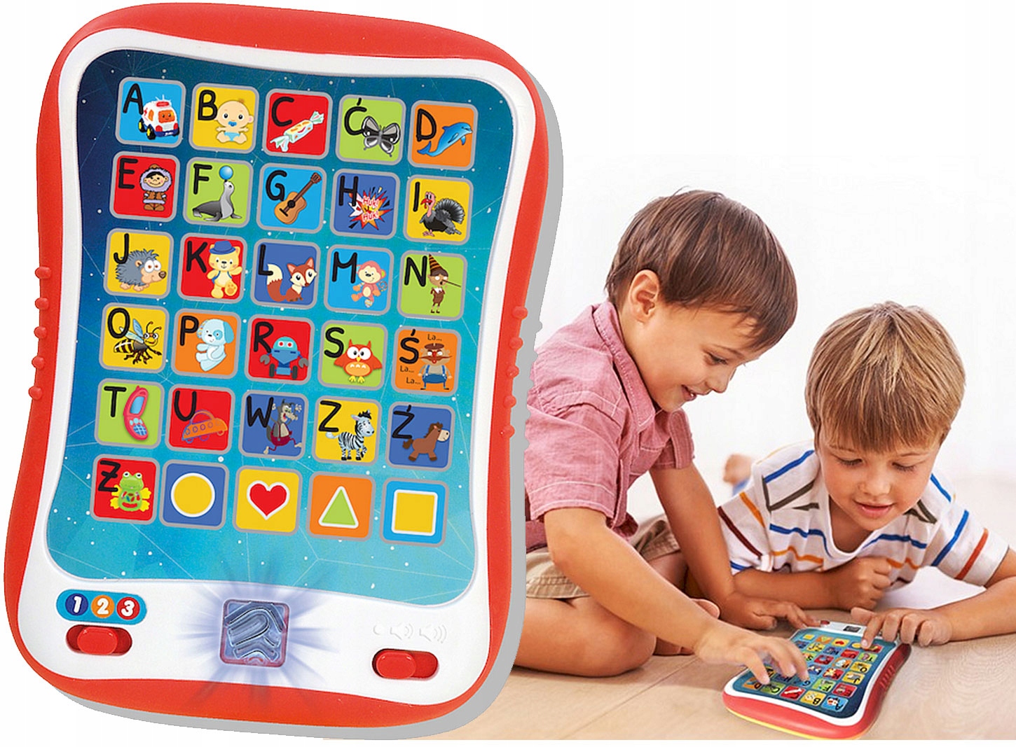 

Smily Play Bystry Tablet Edukacyjny Dźwięk Uczy