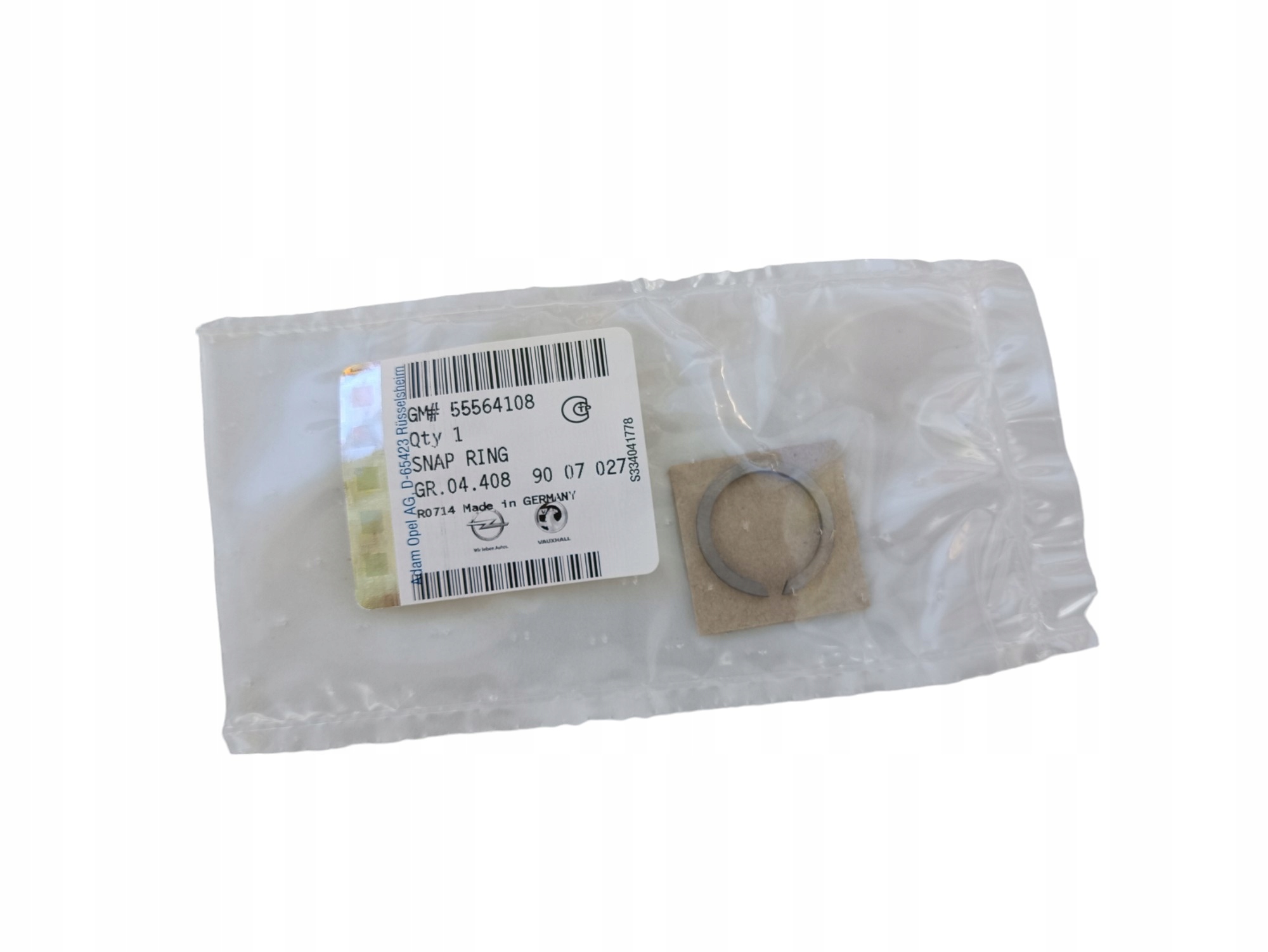 Pierścień ustalający skrzyni biegów OPEL M20 M32 2.06mm 55564108 9007027