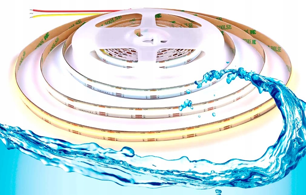 Led páska Cob 24V 14,4w/m IP67 Neon řada Cct termococon voděodolná 5MB