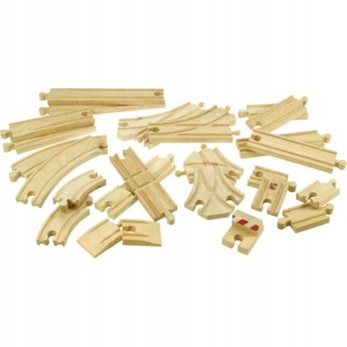 

Bigjigs BJT052 Zestaw 25 Różnych Torów Kolejka