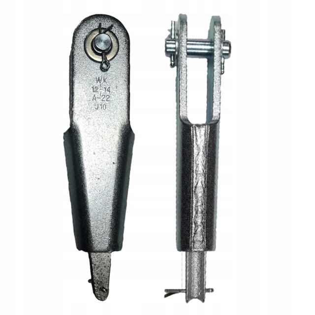 Końcówka klinowa ze sworzniem, lina 12-14