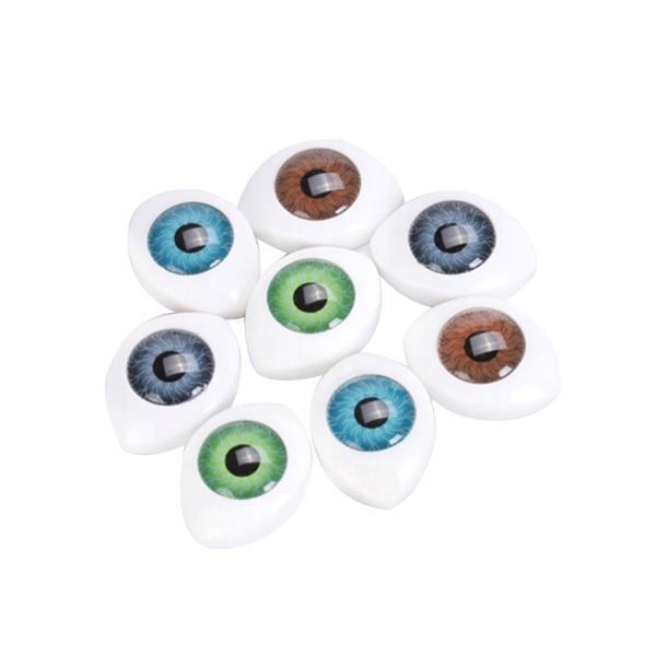 Oczy lalki DIY owalne 4