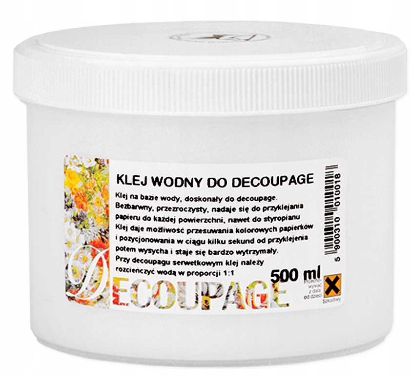 Klej wodny do decoupage 500ml