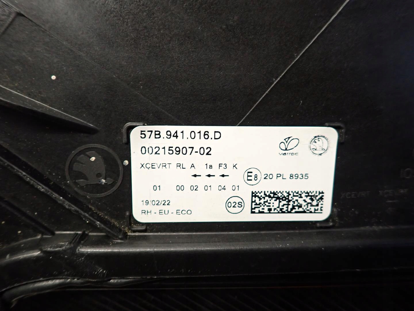 light front front right SKODA KAROQ 2017- FULL LED 57B941016D