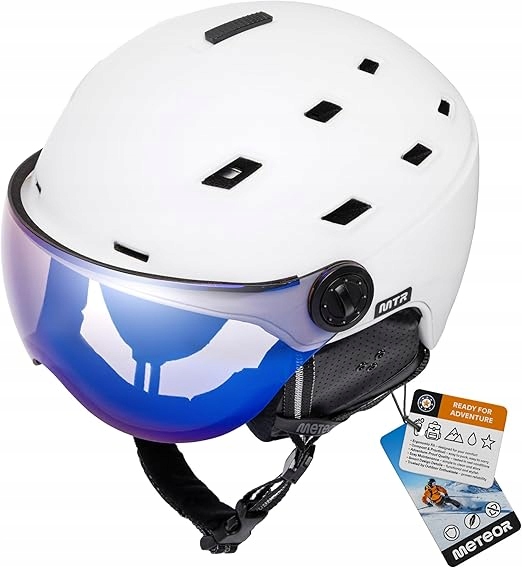 Lyžařská přilba Meteor Glide L 58-61 cm Bílá