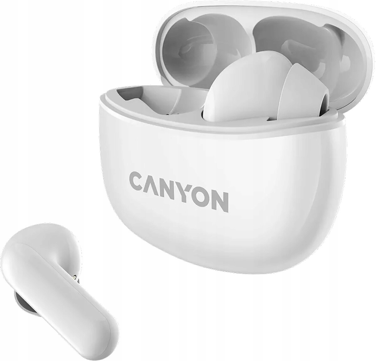 CANYON Słuchawki dokanałowe TWS-5 Etui Fioletowe — 7