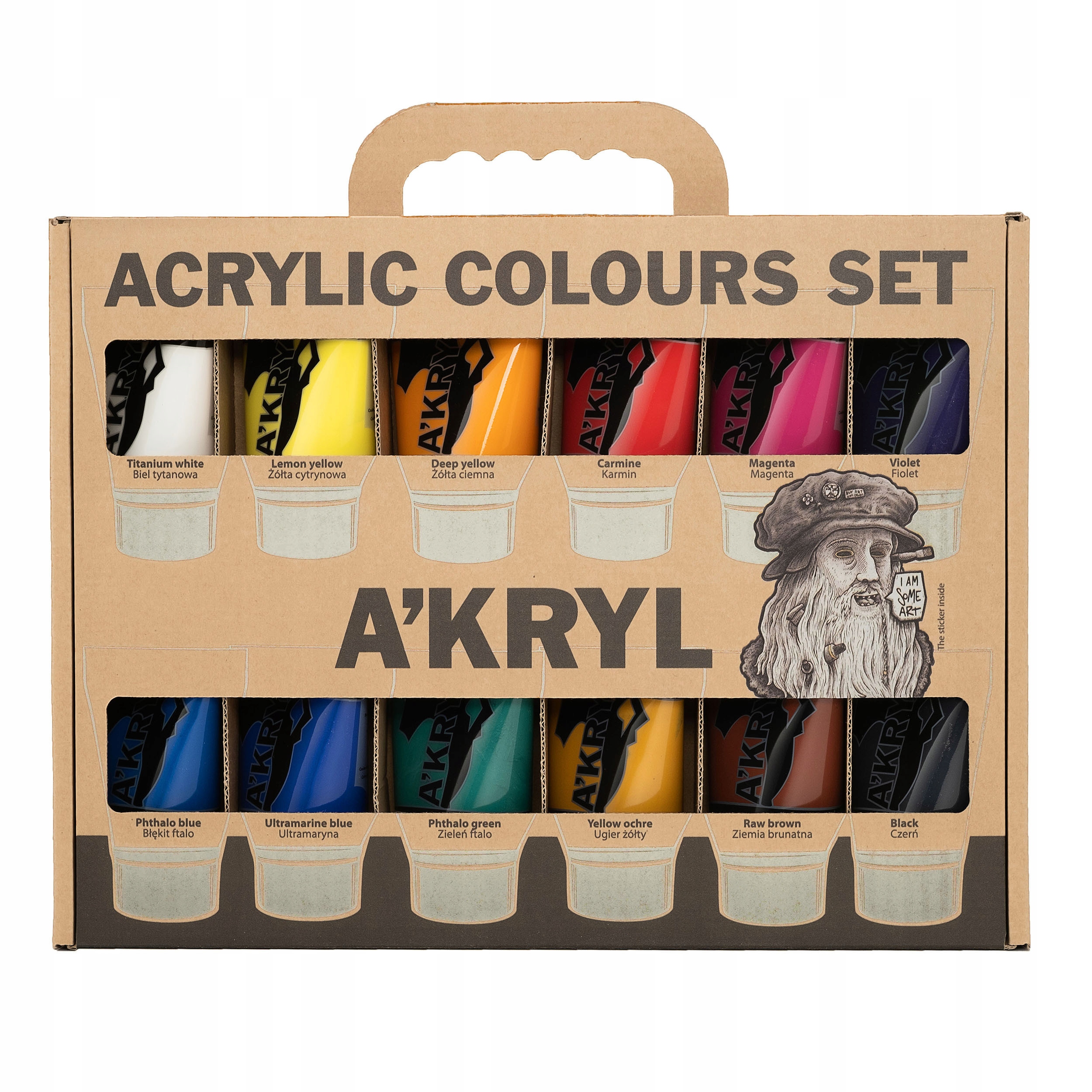 Sada akrylových barev A'kryl Renesans 12 x 100 ml