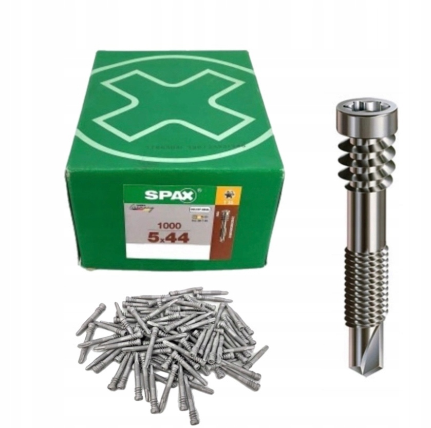 Skrutky do dreva Spax-D Oceľ 5 x 44 Wirox Tx 1000 ks bit t 25