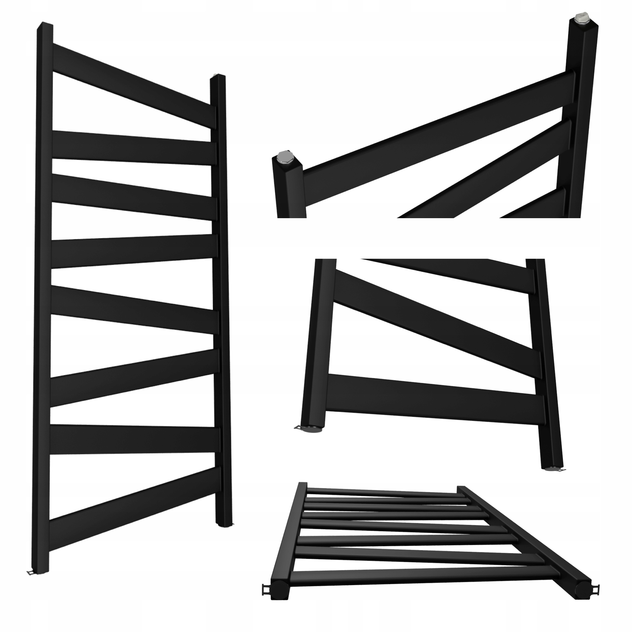 Koupelnový Radiátor Intro 1220/540 Černý Mat