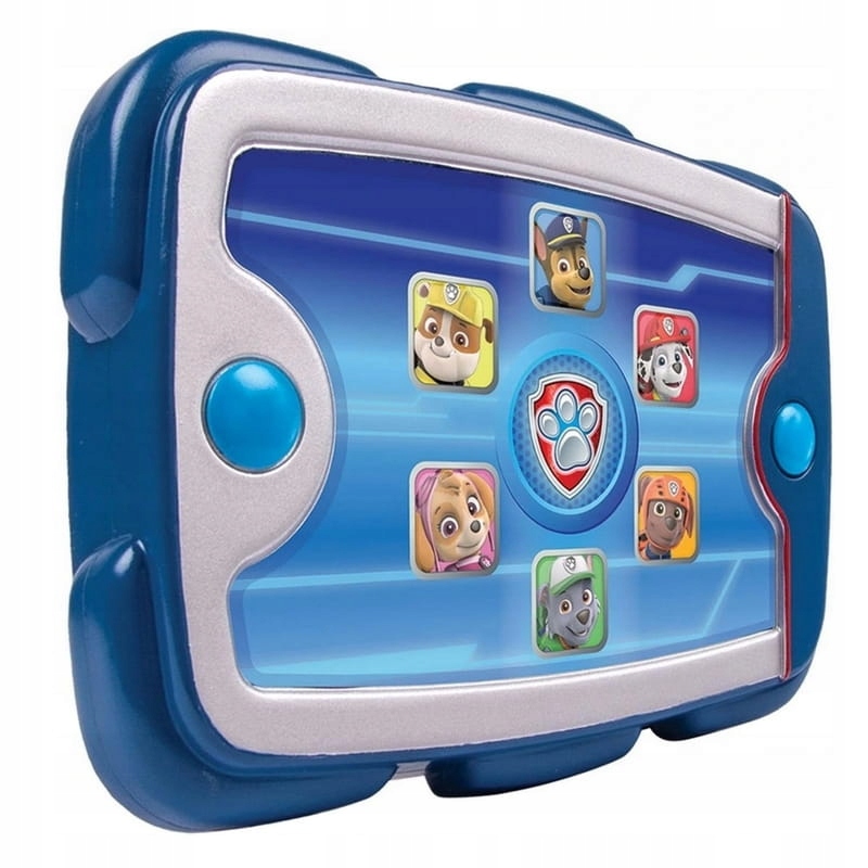 PSI PATROL NIEBIESKI INTERAKTYWNY TABLET RYDERA 7 PRZYCISKÓW WYDAJE DŹWIĘKI Wiek dziecka 3 lata +