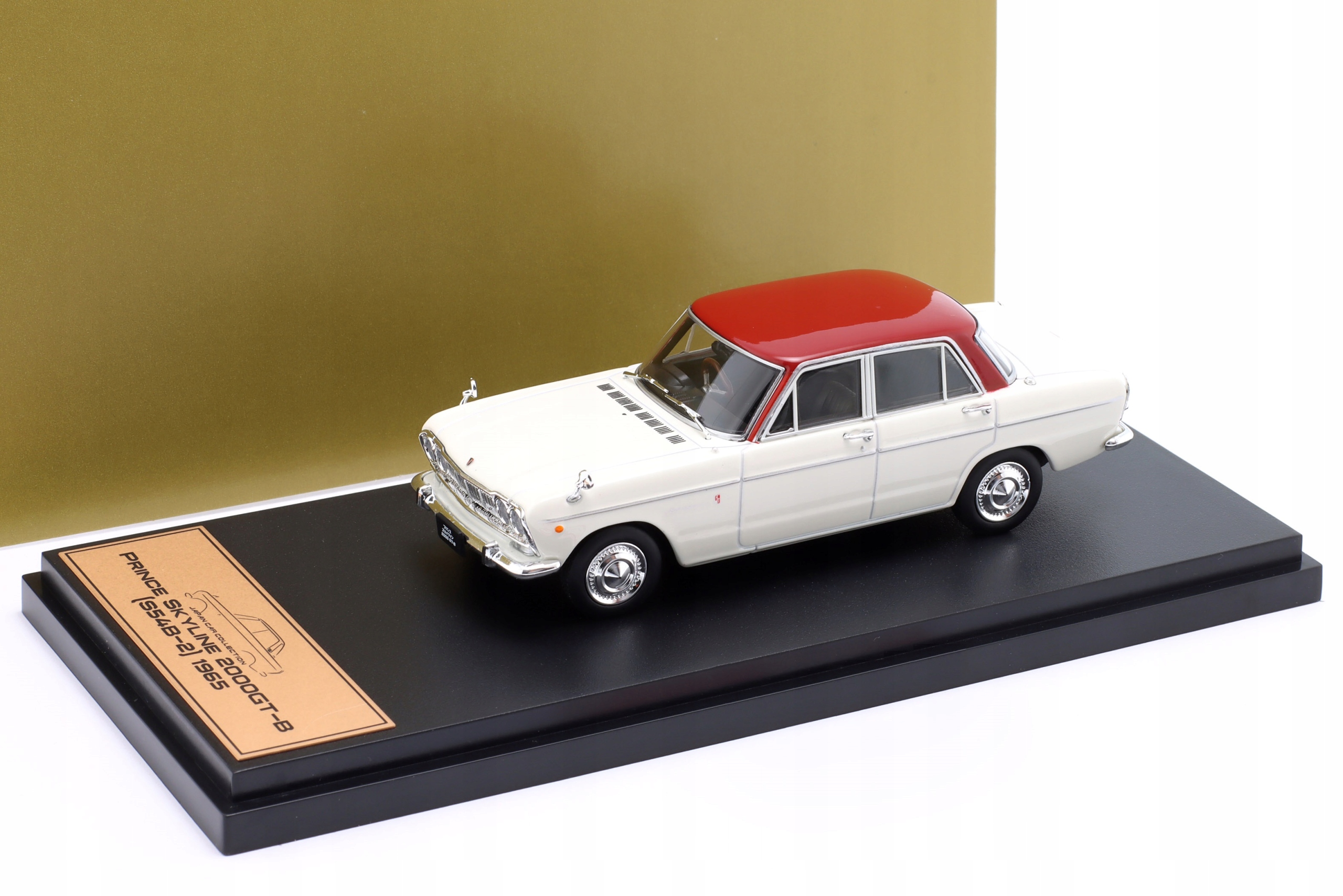 Hachette Nissan Prince Skyline 2000GT-B 1965 bílá/červená 1:43