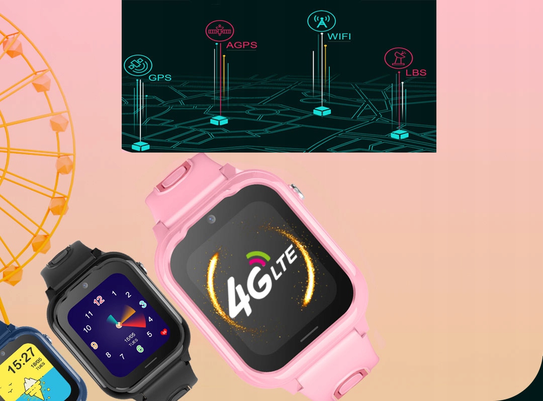 SMARTWATCH DLA DZIECI ZEGAREK APARAT GPS SIM Marka Inna