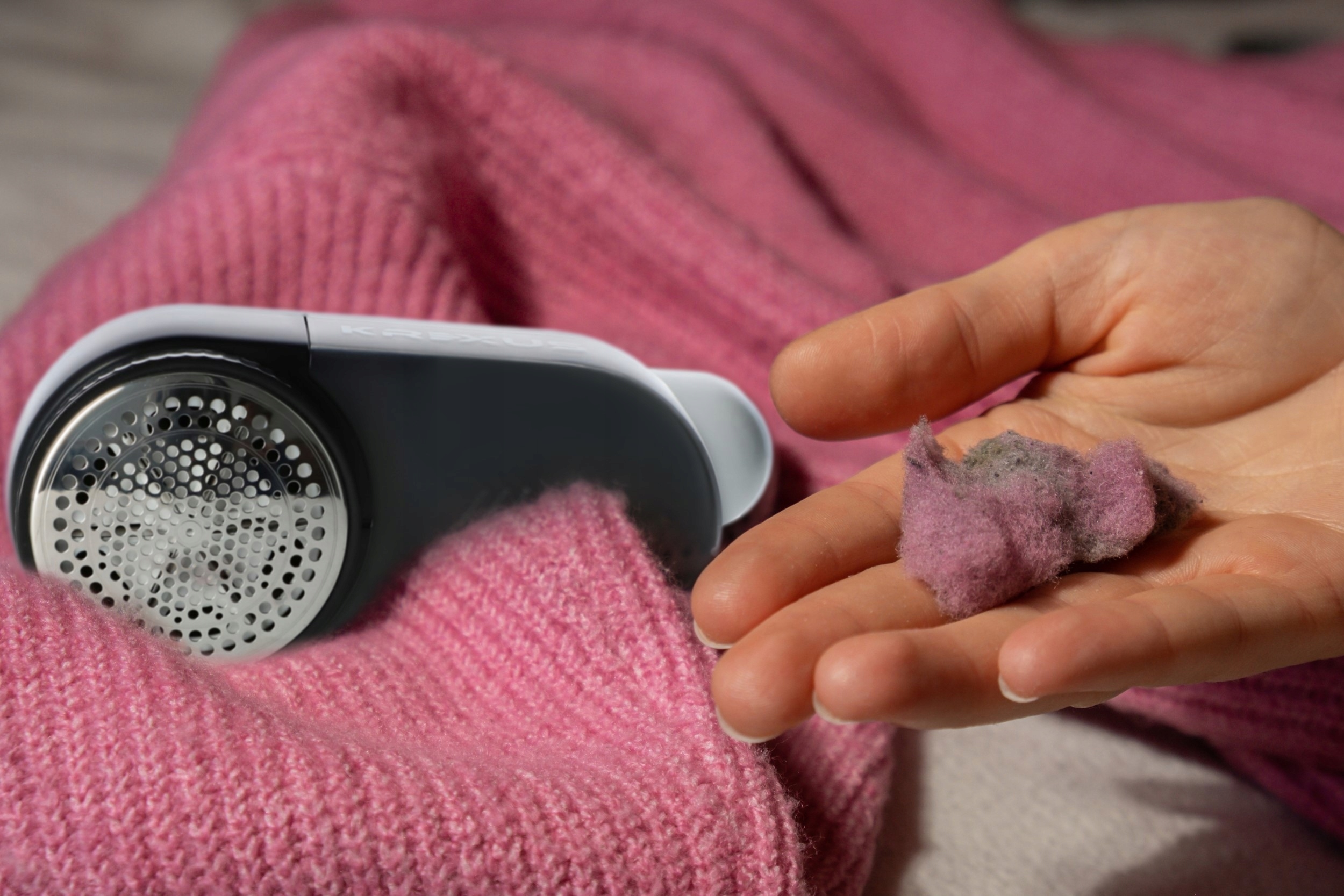 Najlepsza Maszynka do Ubrań Swetrów Tapicerki Bezprzewodowa Mocna 6 ostrzy Moc 5 W