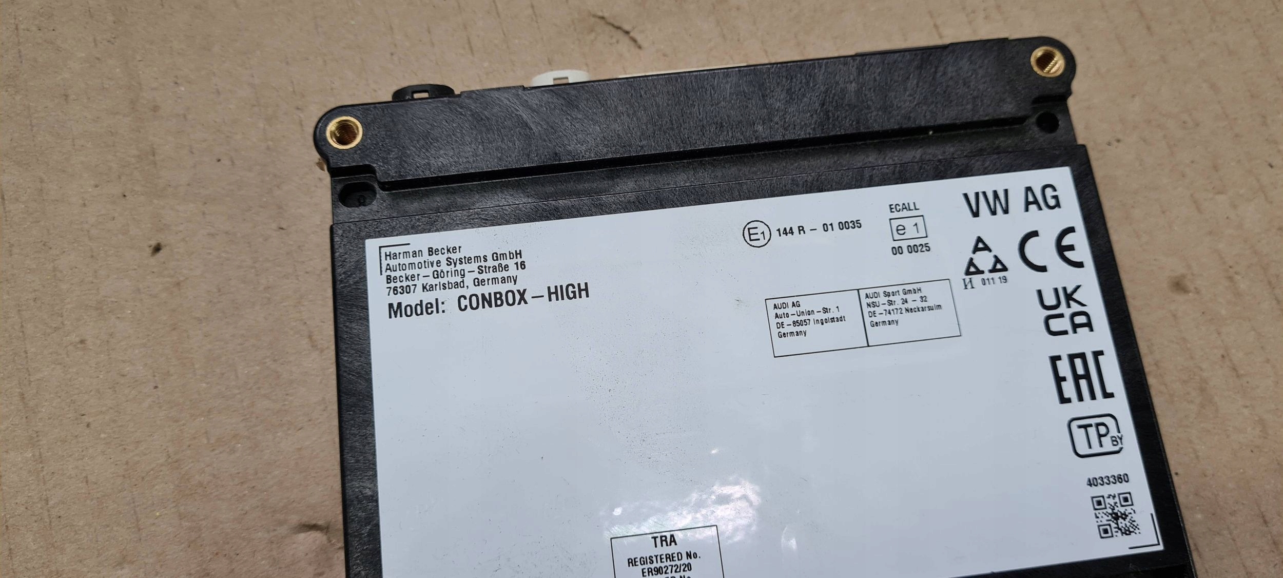 SQ8 4M RSQ8 Q8 module control unit CANBOX SOS 24R 4KE035282M SQ7 4M Q7