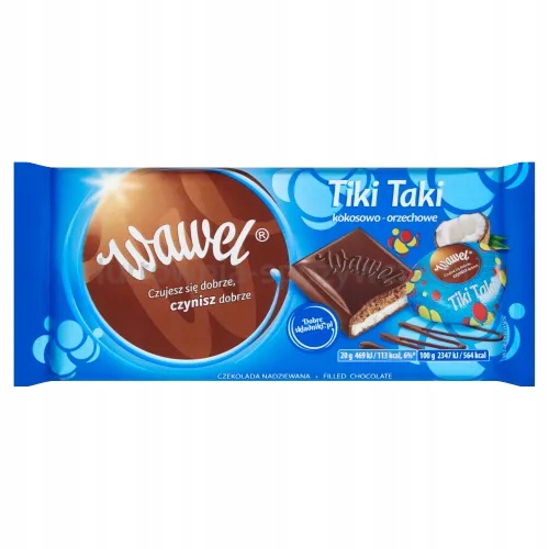 Levně Wawel Čokoláda Tiki Taki 100 g