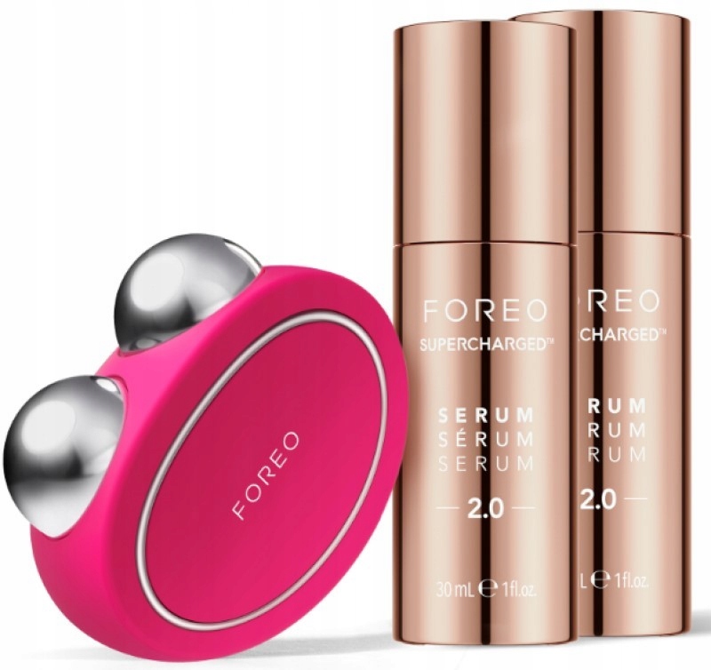 Foreo Bear Mikroproudové zařízení 2x sérum 30 ml Hyaluron Lifting na obličej