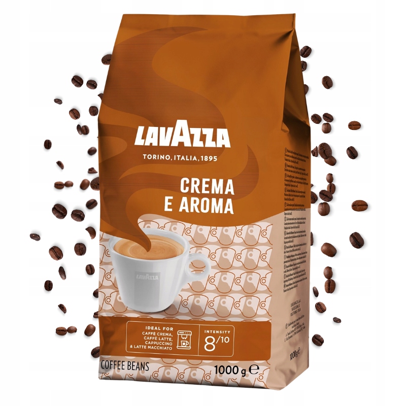 Levně Káva káva Lavazza Crema e Aroma 1 kg Silné espresso
